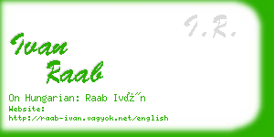 ivan raab business card